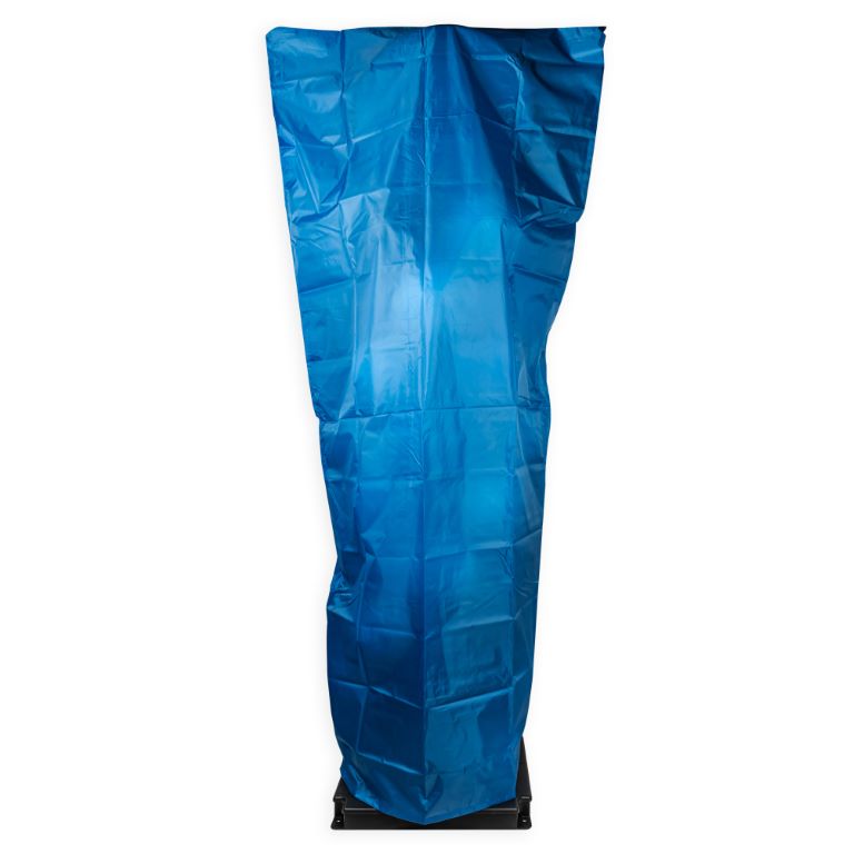 Polyester Pillar Cover Blue